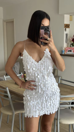 VESTIDO IMPORTADO CHARM BLANCO - comprar online