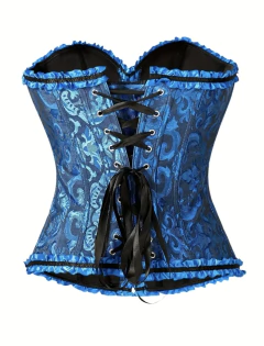 CORSET VICTORIANO AZUL en internet