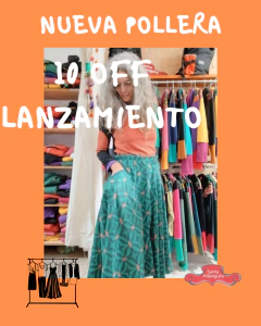 Pollera plato