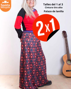 Palazo Lanilla Estampada - comprar online