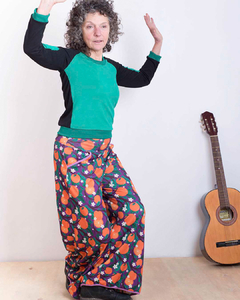 Maxi Palazo Lanilla Estampada - tienda online