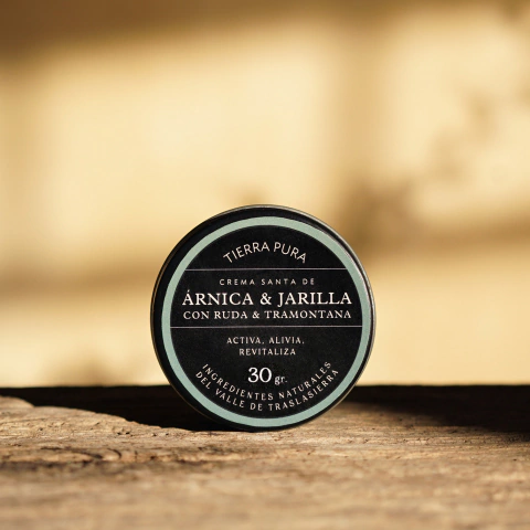 CREMA SANTA DE ÁRNICA Y JARILLA | ANTIINFLAMATORIO Y DESCONTRACTURANTE