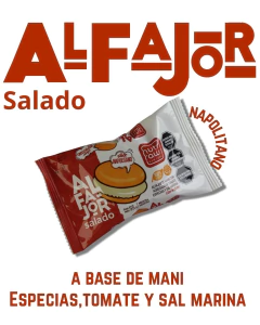 Imagen de Alfajor Salado, sabor napolitano -caja por 8 unidades -