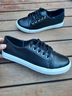 ZAPATILLAS PU NEGRO 36 LIQUIDACION SIN CAMBIO en internet