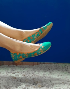 CHATITA DE DISEÑO URBANO VERDE MARIPOSA - comprar online