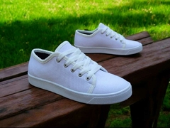 ZAPA LONA BLANCA - comprar online