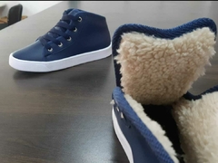 BOTA PU AZUL - tienda online