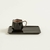 SET BANDEJITA + TAZA DE CAFE NEGRO BORDE DORADO