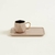 Set Bandejita + Taza De Cafe Nude Borde Dorado