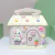 Alcancia kwaii con sticker grande en internet