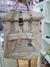 Mochila crudo con apertura lateral