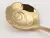 Cuchara gold negra con rosas - comprar online