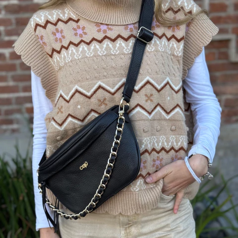 Riñonera Belinda Negra - comprar online