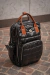 Mochila Maternal Taylor Negra Brillante - Cajubags