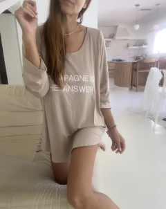 Camisolín Marruecos moca Bordado en internet