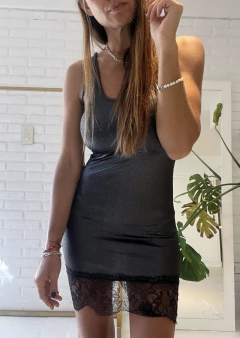 Vestido Shine Gris en internet