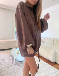 Imagen de CAMISA PALM MOCA