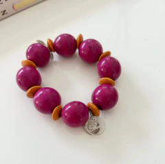 Pulsera fucsia en internet