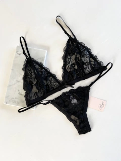 Conjunto Muna negro - Bona Lingerie
