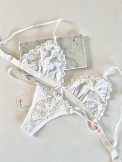 Conjunto Muna blanco forrado - Bona Lingerie