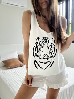 Musculosa cotton tigre - tienda online