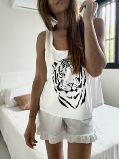 Musculosa cotton tigre - Bona Lingerie