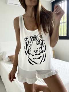 Musculosa cotton tigre