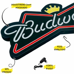 Luminoso Led Bar Cerveja Bud- Pronta Entrega