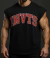 Sleeveless College Black & Red en internet