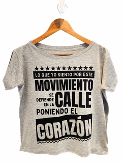 Remera Lo que yo siento por este MOVIMIENTO - comprar online