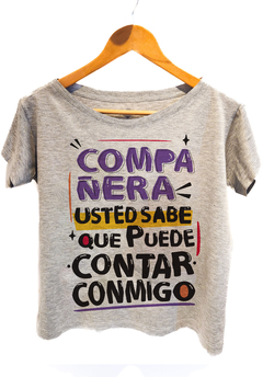 Remera Benedetti - Compañera - comprar online