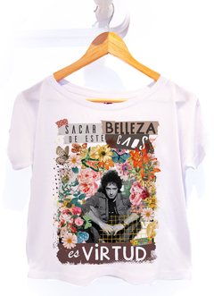 Remera Sacar belleza de este caos - Cerati - comprar online