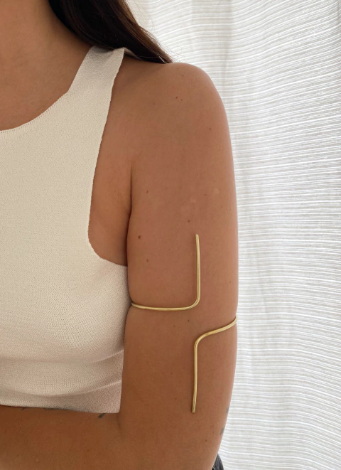 Brazalete Cayena Dorado