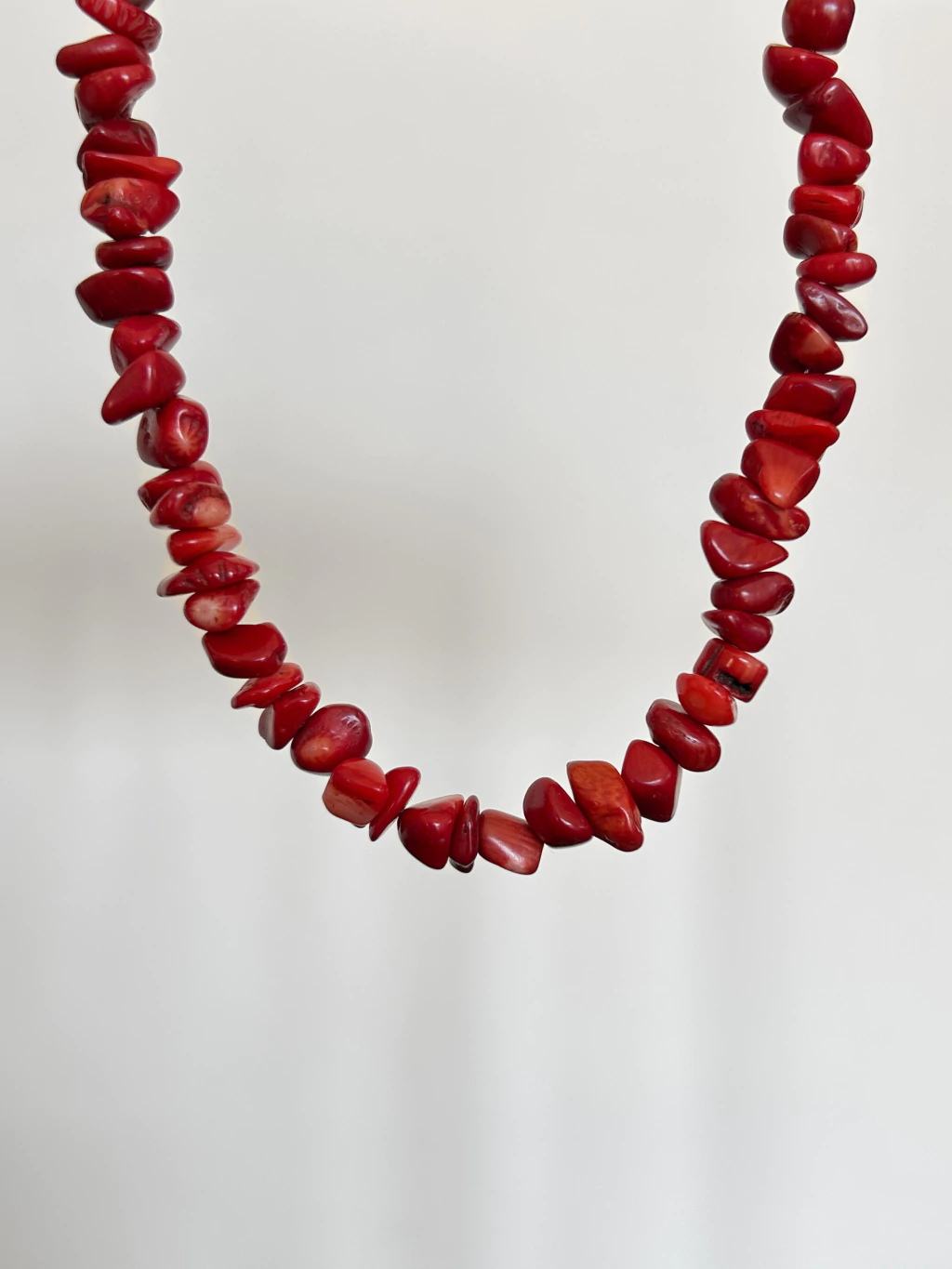 Collar Jaspe rojo