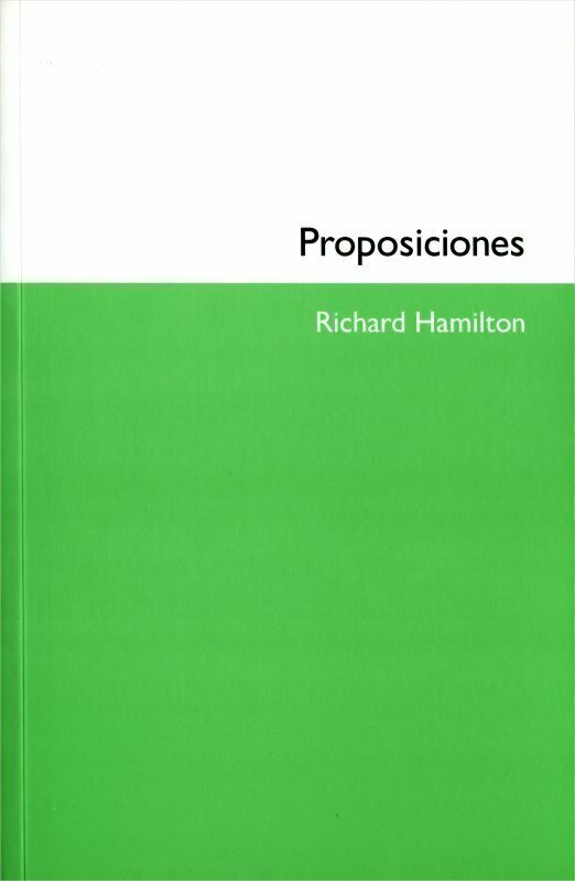 PROPOSICIONES - RICHARD HAMILTON - MACBA