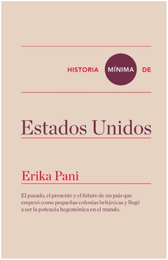 HISTORIA MINIMA DE ESTADOS UNIDOS - ERIKA PANI - TURNER