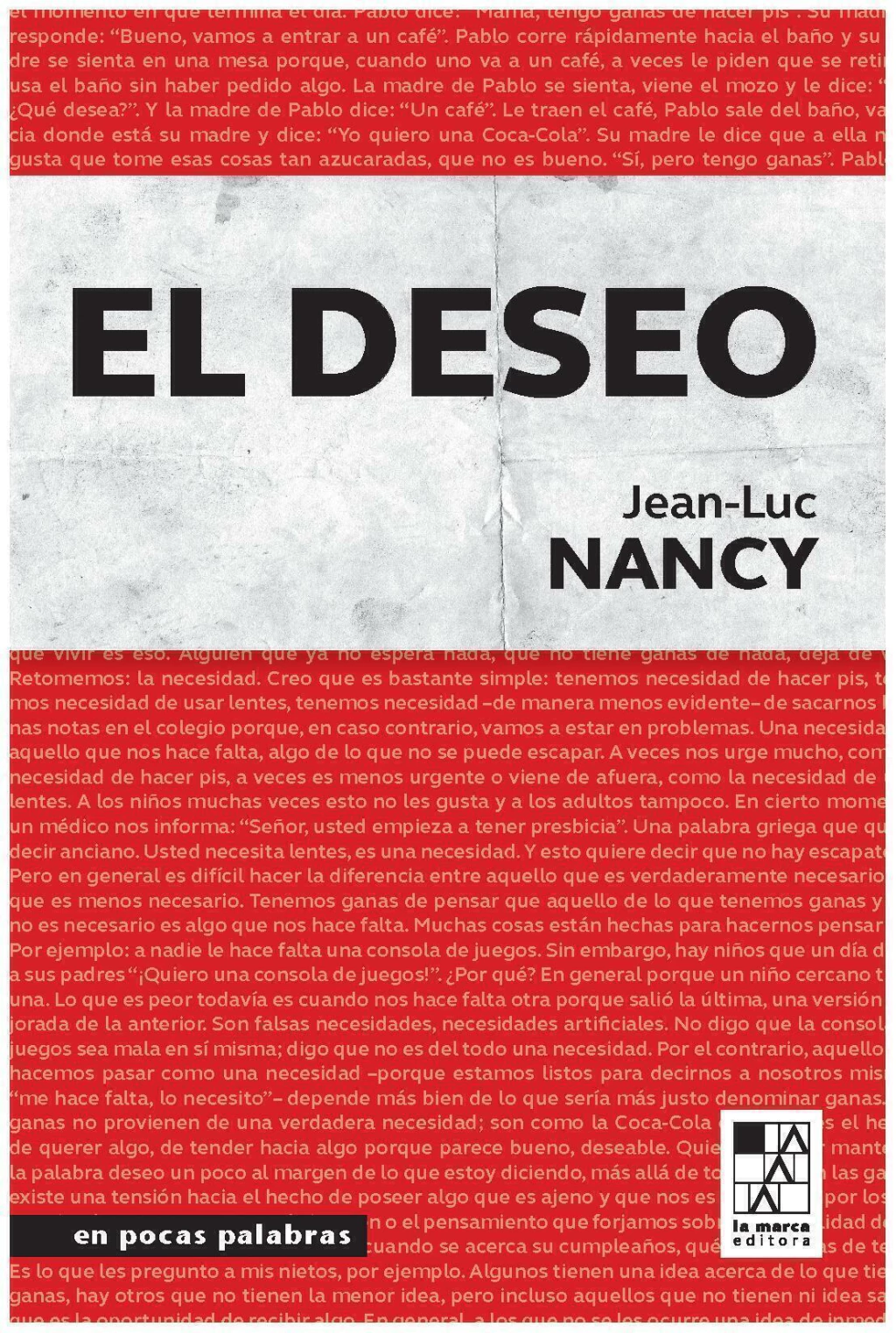 EL DESEO - NANCY JEAN LUC - LA MARCA