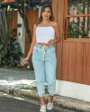 CALÇA FEMININA JEANS JOGGER 