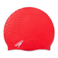 SPEEDO GORRA BUBBLE + ACTIVE ROJO - (430)