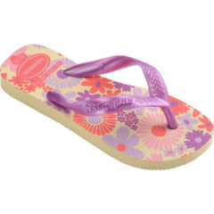 OJOTAS HAVAIANAS KIDS FLORES - BUTTERCREAM - comprar online