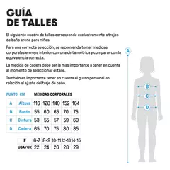 Imagen de ARENA ENTERIZA G MULTICOLOURS V - BACK (909)