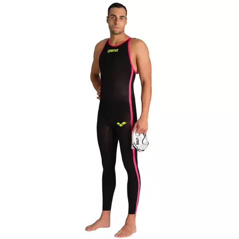 ARENA POWERSKIN M R-EVO OPEN WATER BLACK FLUO YELLOW (503) - comprar online