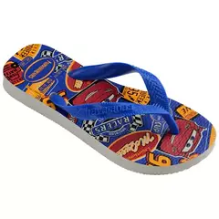OJOTAS HAVAIANAS KIDS CARS - BLANCO AZUL - comprar online