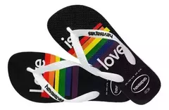 OJOTAS HAVAIANAS TOP PRIDE - BLANCO NEGRO - comprar online