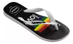 OJOTAS HAVAIANAS TOP PRIDE - BLANCO NEGRO en internet