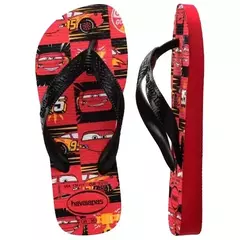 OJOTAS HAVAIANAS KIDS CARS - ROJO NEGRO - comprar online