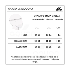 GORRA SILICONA AQUON NARANJA - comprar online
