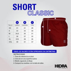 SHORT HIDRA UNISEX - AZUL en internet