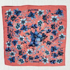 PAÑUELO FLORES AZULES en internet
