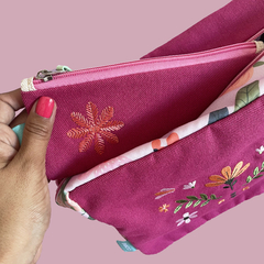 - - ROSA TULIPA - - NECESER XL + SOBRE PEQUE - comprar online
